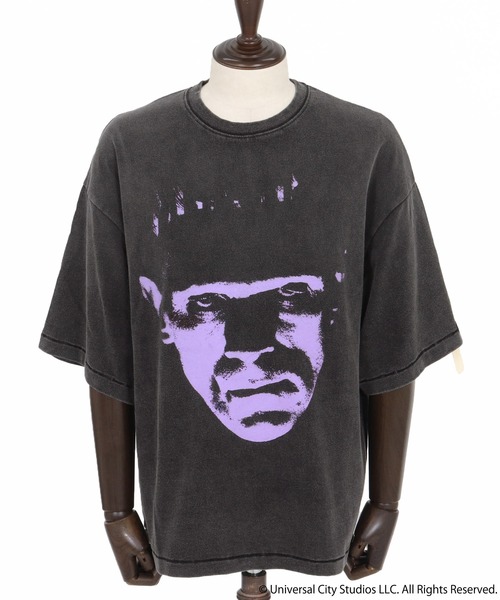 ADAM PATEK(アダムパテック)の「【ADAMPATEK/アダムパテック】Frankenstein face print T プリントTee(Tシャツ/カットソー・メンズ・グリーン/パープル・1/2)」の11枚目の写真
