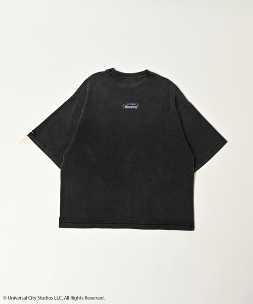 ADAM PATEK(アダムパテック)の「【ADAMPATEK/アダムパテック】Frankenstein face print T プリントTee(Tシャツ/カットソー・メンズ・グリーン/パープル・1/2)」の5枚目の写真