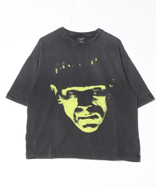ADAM PATEK(アダムパテック)の「【ADAMPATEK/アダムパテック】Frankenstein face print T プリントTee(Tシャツ/カットソー・メンズ・グリーン/パープル・1/2)」の21枚目の写真
