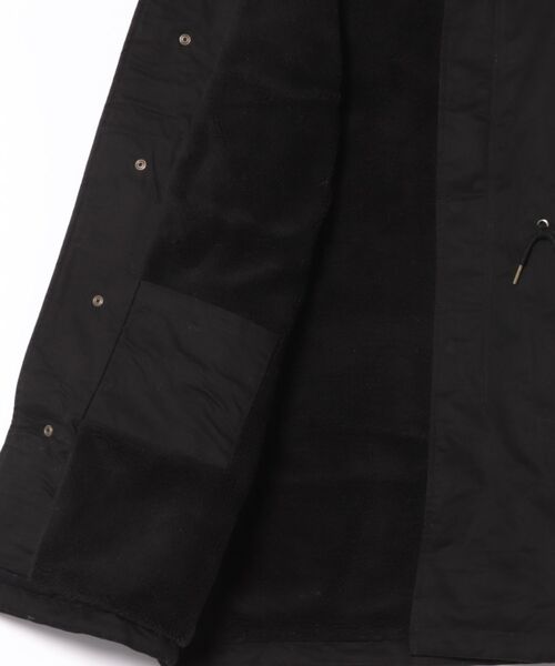 STYLE NUMBER（スタイルナンバー）の「【STYLE NUMBER / スタイルナンバー】ミリタリー ボアライナー モッズコート（ミリタリージャケット・メンズ・ブラック/オリーブ・LARGE/X-LARGE）」の4枚目の写真
