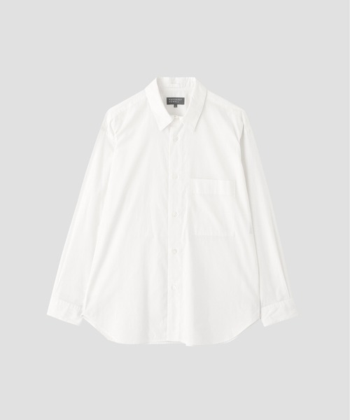 MARGARET HOWELL（マーガレットハウエル）の「FINE COMPACT COTTON POPLIN SHIRT（シャツ/ブラウス・メンズ・ホワイト/ブラック・LARGE/SMALL/MEDIUM）」の5枚目の写真
