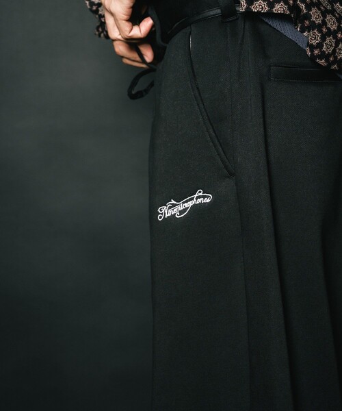 NineMicrophones（ナインマイクロフォンズ）の「SWEAT CHICANO PANTS（スウェットパンツ・メンズ・グレー/ブラック・MEDIUM）」の11枚目の写真