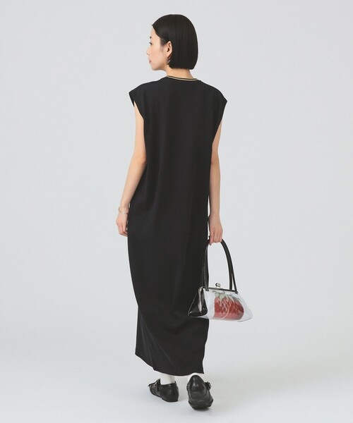 Ray BEAMS(レイビームス)の「HEY!Mrs ROSE / Overlap Boston Bag(トートバッグ・レディース・ブラック/ピンク・ONE SIZE)」の5枚目の写真