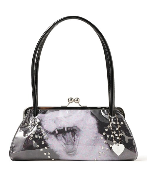 Ray BEAMS(レイビームス)の「HEY!Mrs ROSE / Overlap Boston Bag(トートバッグ・レディース・ブラック/ピンク・ONE SIZE)」の13枚目の写真