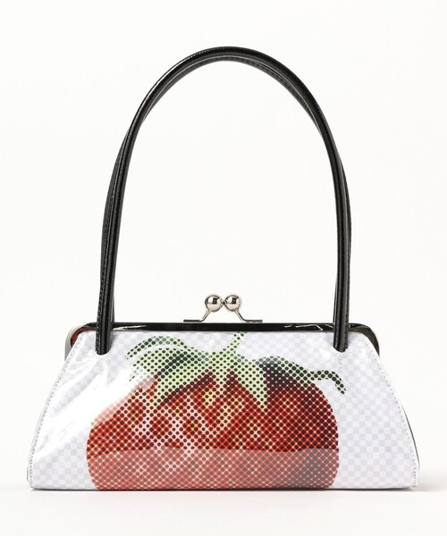 Ray BEAMS(レイビームス)の「HEY!Mrs ROSE / Overlap Boston Bag(トートバッグ・レディース・ブラック/ピンク・ONE SIZE)」の14枚目の写真