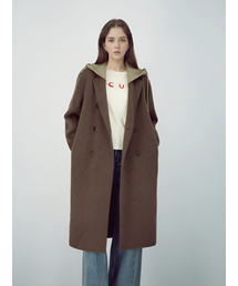 Detachable Hoodie Handmade Coat _Brown