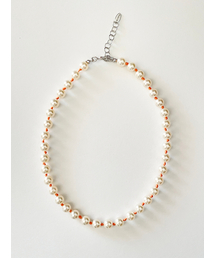 ELYONA（エリオーナー）の「Colour Pearls Color Pearl Necklace (Orange)（ネックレス）」