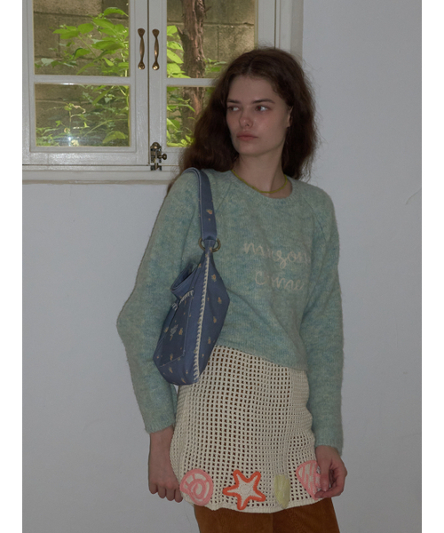 MAISON CREME(メゾンクレム)の「Grand Collage bag _ Rose Blue(メッセンジャーバッグ・レディース・その他・FREE)」の5枚目の写真