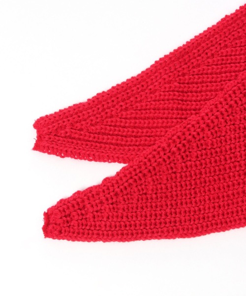 BARNYARDSTORM(バンヤードストーム)の「BARNYARDSTORM / フード付きニットストール【WEB限定カラー】(ストール/ショール・レディース・ブラック/ベージュ/レッド/グレー・FREE)」の13枚目の写真