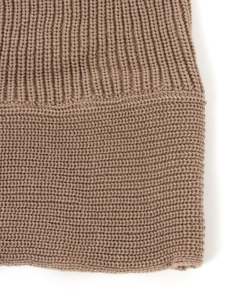 BARNYARDSTORM(バンヤードストーム)の「BARNYARDSTORM / フード付きニットストール【WEB限定カラー】(ストール/ショール・レディース・ブラック/ベージュ/レッド/グレー・FREE)」の9枚目の写真