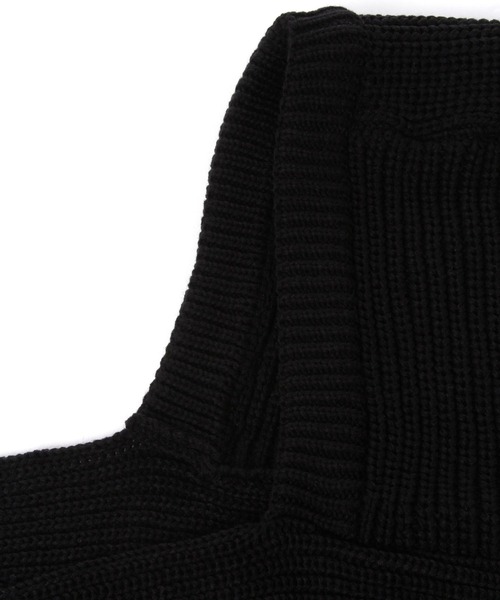 BARNYARDSTORM(バンヤードストーム)の「BARNYARDSTORM / フード付きニットストール【WEB限定カラー】(ストール/ショール・レディース・ブラック/ベージュ/レッド/グレー・FREE)」の17枚目の写真