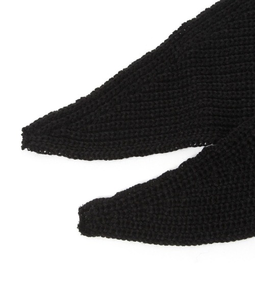 BARNYARDSTORM(バンヤードストーム)の「BARNYARDSTORM / フード付きニットストール【WEB限定カラー】(ストール/ショール・レディース・ブラック/ベージュ/レッド/グレー・FREE)」の16枚目の写真