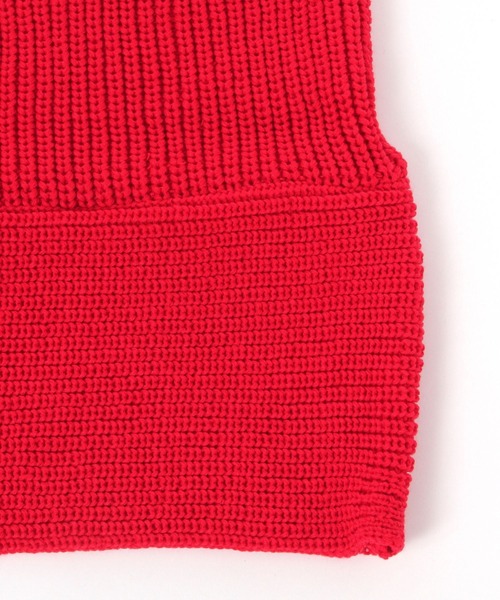 BARNYARDSTORM(バンヤードストーム)の「BARNYARDSTORM / フード付きニットストール【WEB限定カラー】(ストール/ショール・レディース・ブラック/ベージュ/レッド/グレー・FREE)」の12枚目の写真