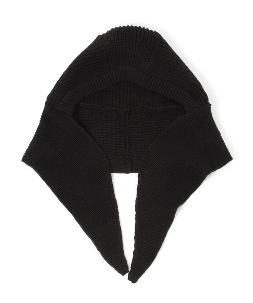 BARNYARDSTORM(バンヤードストーム)の「BARNYARDSTORM / フード付きニットストール【WEB限定カラー】(ストール/ショール・レディース・ブラック/ベージュ/レッド/グレー・FREE)」の14枚目の写真