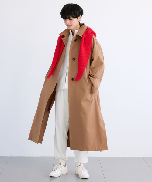 BARNYARDSTORM(バンヤードストーム)の「BARNYARDSTORM / フード付きニットストール【WEB限定カラー】(ストール/ショール・レディース・ブラック/ベージュ/レッド/グレー・FREE)」の22枚目の写真