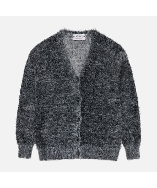 HAIRY LOOSEFIT CARDIGAN / BLACK