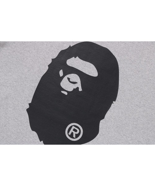 A BATHING APE（アベイシングエイプ）の「BIG APE HEAD CREWNECK SWEATSHIRT（スウェット・メンズ・ブラック/グレー・X-LARGE/LARGE/XXX-LARGE/SMALL/XX-LARGE/MEDIUM）」の6枚目の写真