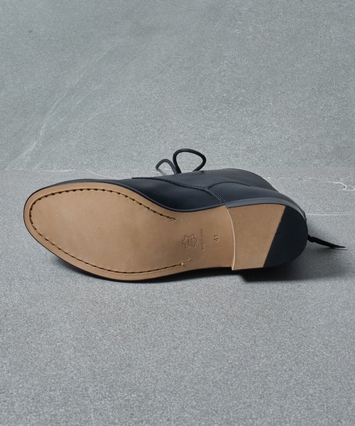PADRONE(パドローネ)の「【PADRONE】別注 BACK ZIP CHUKKA BOOTS PU-ZOZO-02 バックジップチャッカブーツ(ブーツ・メンズ・ダークブラウン/ブラック・41/42/43/40)」の7枚目の写真