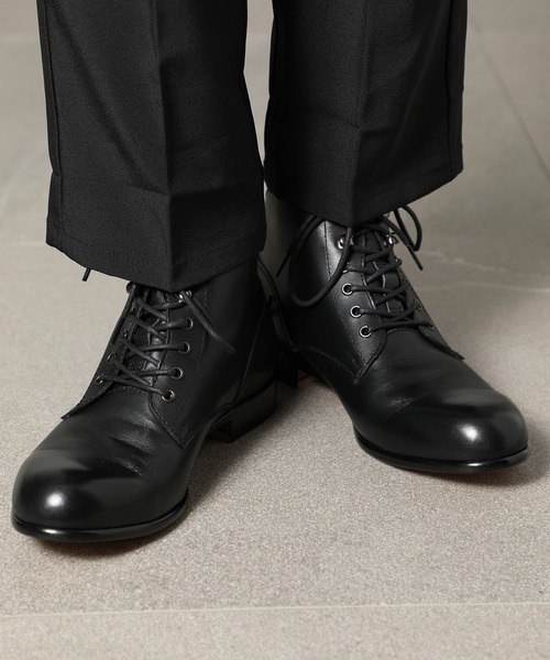 PADRONE(パドローネ)の「【PADRONE】別注 BACK ZIP CHUKKA BOOTS PU-ZOZO-02 バックジップチャッカブーツ(ブーツ・メンズ・ダークブラウン/ブラック・41/42/43/40)」の11枚目の写真