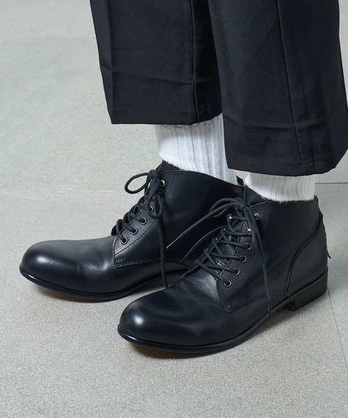 PADRONE(パドローネ)の「【PADRONE】別注 BACK ZIP CHUKKA BOOTS PU-ZOZO-02 バックジップチャッカブーツ(ブーツ・メンズ・ダークブラウン/ブラック・41/42/43/40)」の15枚目の写真