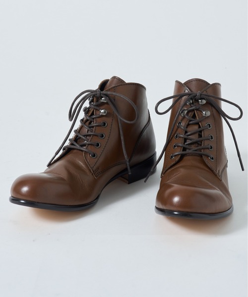PADRONE(パドローネ)の「【PADRONE】別注 BACK ZIP CHUKKA BOOTS PU-ZOZO-02 バックジップチャッカブーツ(ブーツ・メンズ・ダークブラウン/ブラック・41/42/43/40)」の17枚目の写真