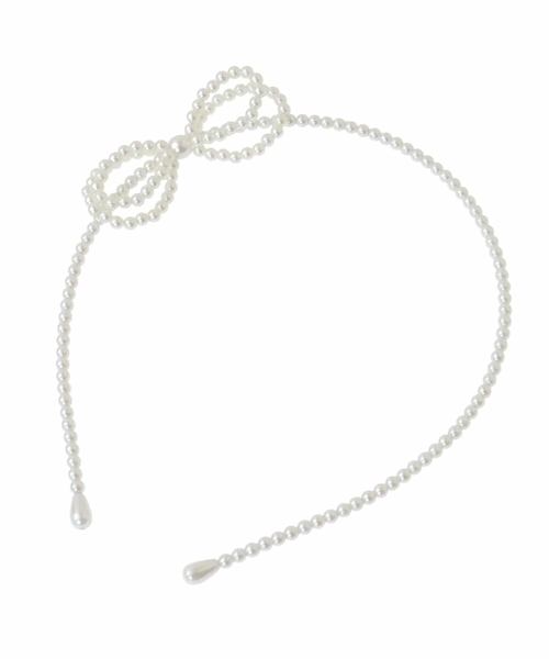 a.v.v（アーヴェヴェ）の「[KIDS][セレモニー]パール調カチューシャ（カチューシャ・キッズ・アイボリー・120）」の20枚目の写真