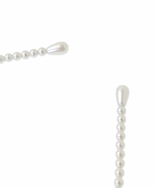 a.v.v（アーヴェヴェ）の「[KIDS][セレモニー]パール調カチューシャ（カチューシャ・キッズ・アイボリー・120）」の12枚目の写真