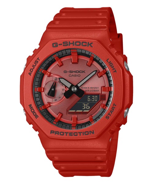 G-SHOCK(ジーショック)の「G-SHOCK/ジーショック 腕時計 "Iconic Styles" GA-2100RRB-4AJF(アナログ腕時計・メンズ・レッド・FREE)」の1枚目の写真
