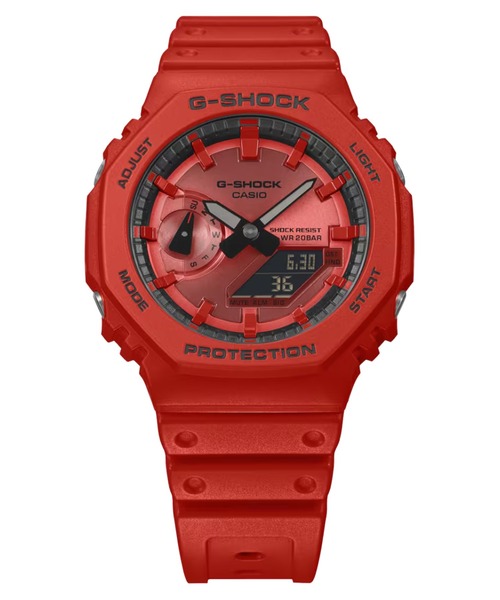 G-SHOCK(ジーショック)の「G-SHOCK/ジーショック 腕時計 "Iconic Styles" GA-2100RRB-4AJF(アナログ腕時計・メンズ・レッド・FREE)」の3枚目の写真