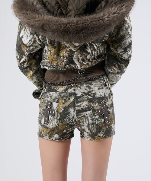 dollslutz(ドルズラッツ)の「【dollslutz】chunky belt hot pants / 【ドルズラッツ】チャンキーベルトホットパンツ(その他パンツ・レディース・カモフラージュ/リアルツリーカモ・FREE)」の19枚目の写真