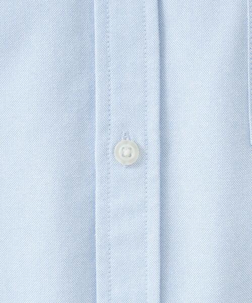 THE SHOP TK (ザ ショップ ティーケー )の「【ON/OFF兼用】シャンブレー オックスシャツ 洗濯機OK / 吸水速乾 / 汗じみ防止(ビジネスシャツ・メンズ・ライトグレー/サックスブルー/オフホワイト・01/02/03/04)」の11枚目の写真