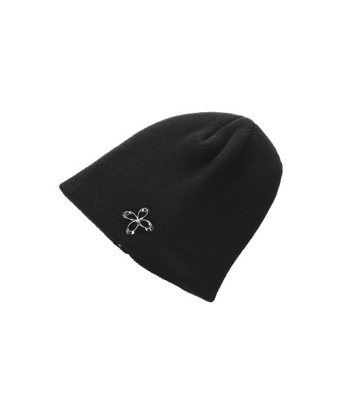 SURGERY（サージェリー）の「ビーニー｜surgery clover logo short beanie｜SURGERY（ニットキャップ/ビーニー・メンズ・グレー/ブラック・FREE）」の4枚目の写真