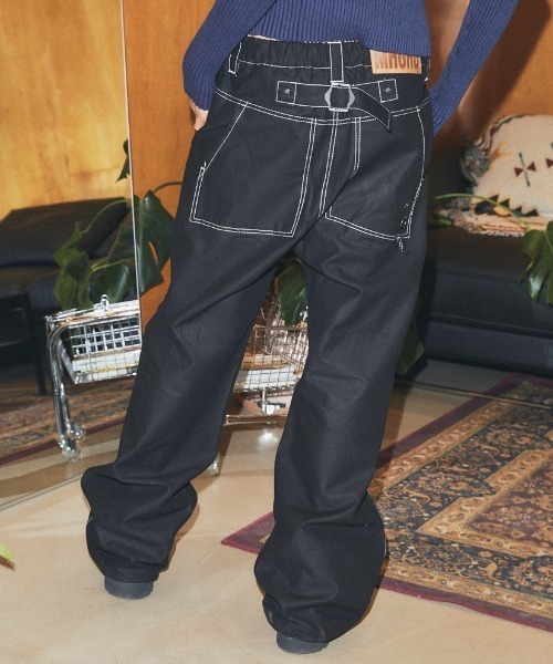 mahagrid/マハグリッド』EYELET WIDE PANTS/アイレット ワイド パンツ