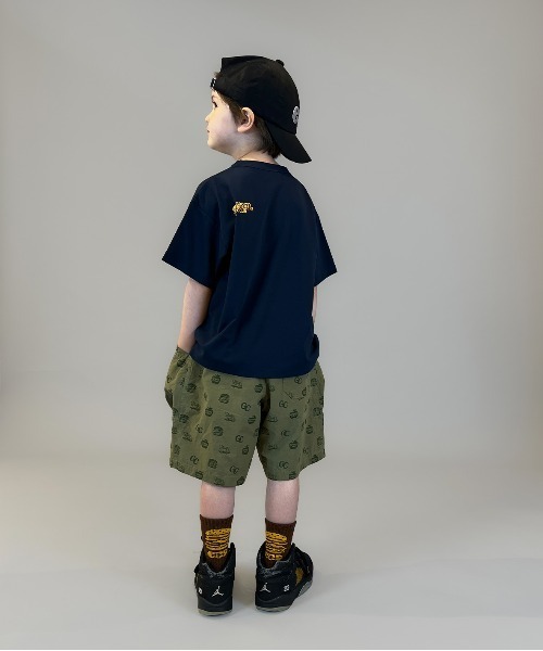 GROOVY COLORS(グルービーカラーズ)の「GC Patterned Side Pocket Shorts(その他パンツ・キッズ・カーキ・135)」の3枚目の写真
