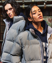 GALEX（ギャレックス）の「デイリーミニマルプファーショートパディングクールグレーGA4840GR（ダウンジャケット/コート）」