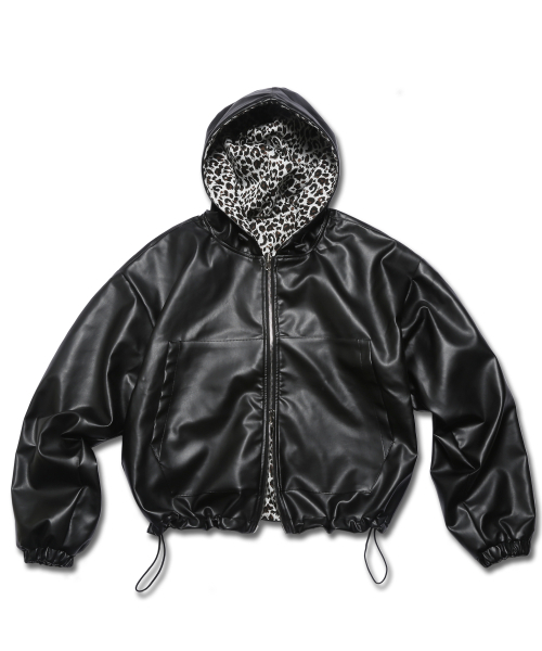 ROCKPSYCHO(ロックサイコ)の「リバーシブルヒョピジャケットアイボリー(ライダースジャケット・メンズ・ブラック・MEDIUM/LARGE)」の8枚目の写真