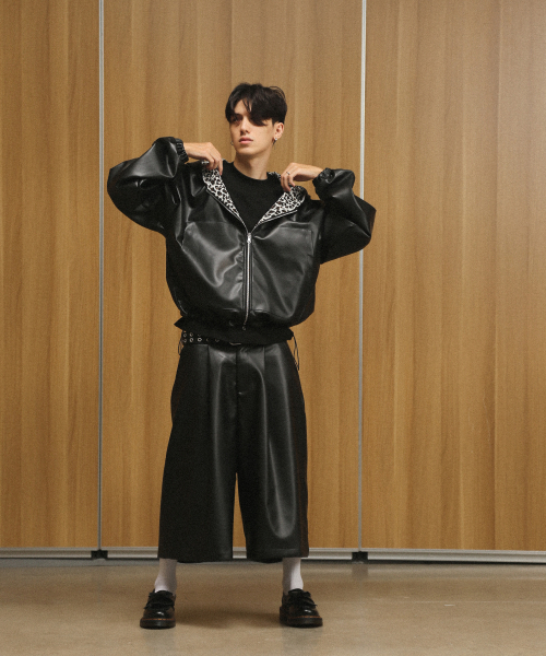 ROCKPSYCHO(ロックサイコ)の「リバーシブルヒョピジャケットアイボリー(ライダースジャケット・メンズ・ブラック・MEDIUM/LARGE)」の14枚目の写真