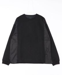 《MMMM》サイドパネルドロングスリーブTEE