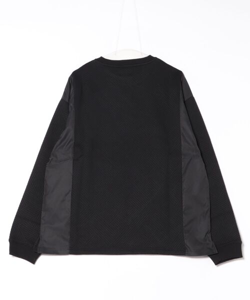 B.I.D.(ビーアイディー)の「《MMMM》サイドパネルドロングスリーブTEE(Tシャツ/カットソー・メンズ・ブラック・LARGE)」の2枚目の写真