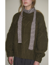 WITHOUT SUMMER（ウィズアウトサマ）の「ストライプマフラー（マフラー）」