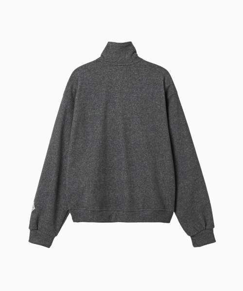 MENASOO(ミナス)の「Terry Fleece Sweatshirt Half Zip Up_Charcoal(スウェット・レディース・チャコール・1/2)」の13枚目の写真
