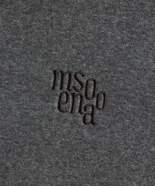 MENASOO(ミナス)の「Terry Fleece Sweatshirt Half Zip Up_Charcoal(スウェット・レディース・チャコール・1/2)」の15枚目の写真