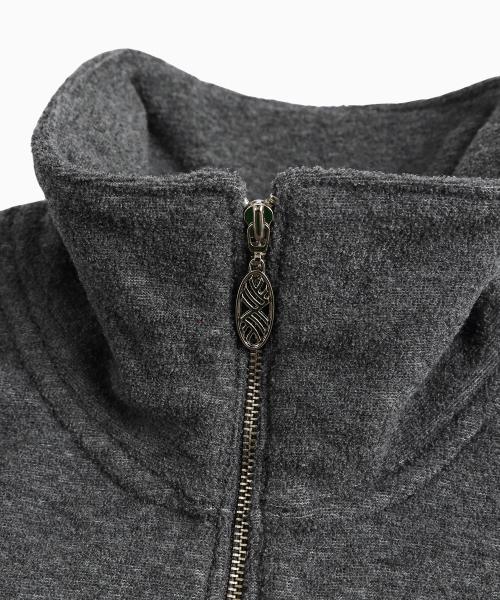 MENASOO(ミナス)の「Terry Fleece Sweatshirt Half Zip Up_Charcoal(スウェット・レディース・チャコール・1/2)」の16枚目の写真