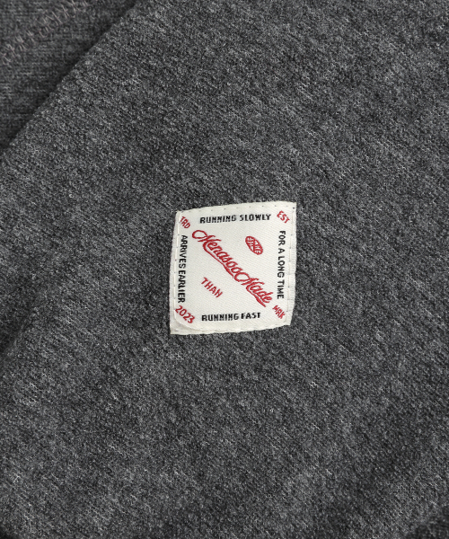 MENASOO(ミナス)の「Terry Fleece Sweatshirt Half Zip Up_Charcoal(スウェット・レディース・チャコール・1/2)」の19枚目の写真