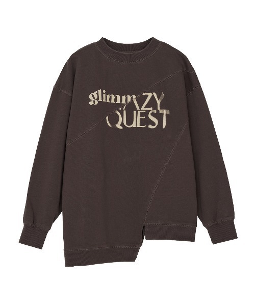 Ameri(アメリ)の「CONCEPT DOCKING CUT TOP(Tシャツ/カットソー・レディース・アイボリー/スミクロ/ブラウン・FREE)」の15枚目の写真
