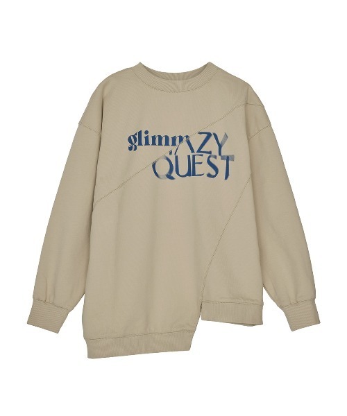 Ameri(アメリ)の「CONCEPT DOCKING CUT TOP(Tシャツ/カットソー・レディース・アイボリー/スミクロ/ブラウン・FREE)」の13枚目の写真