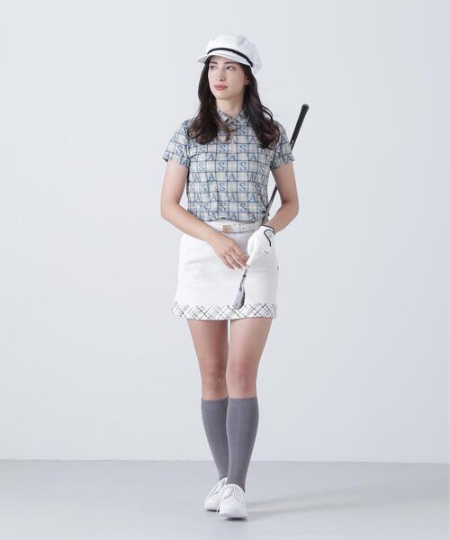 St ANDREWS（セントアンドリュース）の「【St ANDREWS】サッカージオメトリックジャガードスカート (WOMENS)（スカート・レディース・ホワイト/ネイビー・M/SS/L/S）」の19枚目の写真