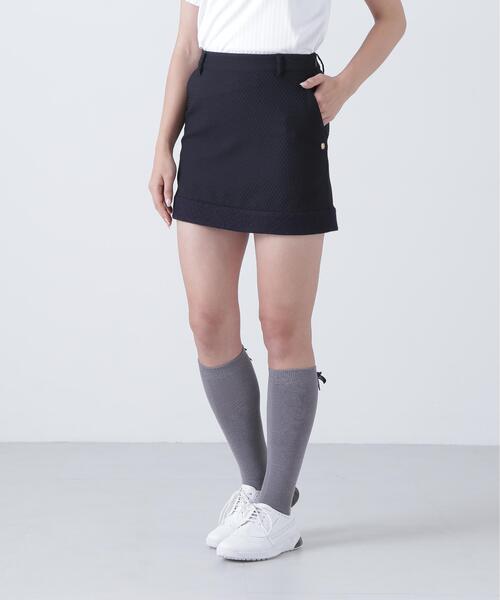 St ANDREWS（セントアンドリュース）の「【St ANDREWS】サッカージオメトリックジャガードスカート (WOMENS)（スカート・レディース・ホワイト/ネイビー・M/SS/L/S）」の15枚目の写真