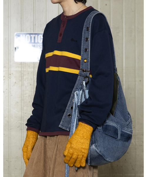 GLACK（グラック）の「GB009 ベルトディテールデニムショルダーバッグ (インディゴ)（ショルダーバッグ・レディース・その他・FREE）」の2枚目の写真