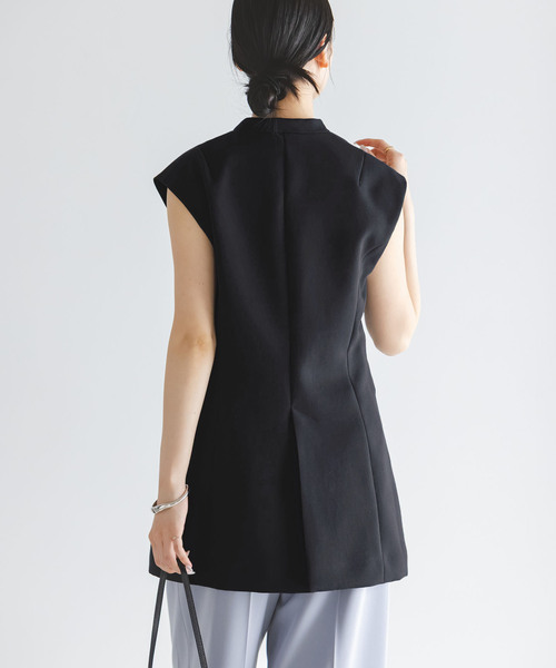 Noble(ノーブル)の「Vカラーナロージレ(ベスト・レディース・ネイビー/モカ・38/36)」の10枚目の写真